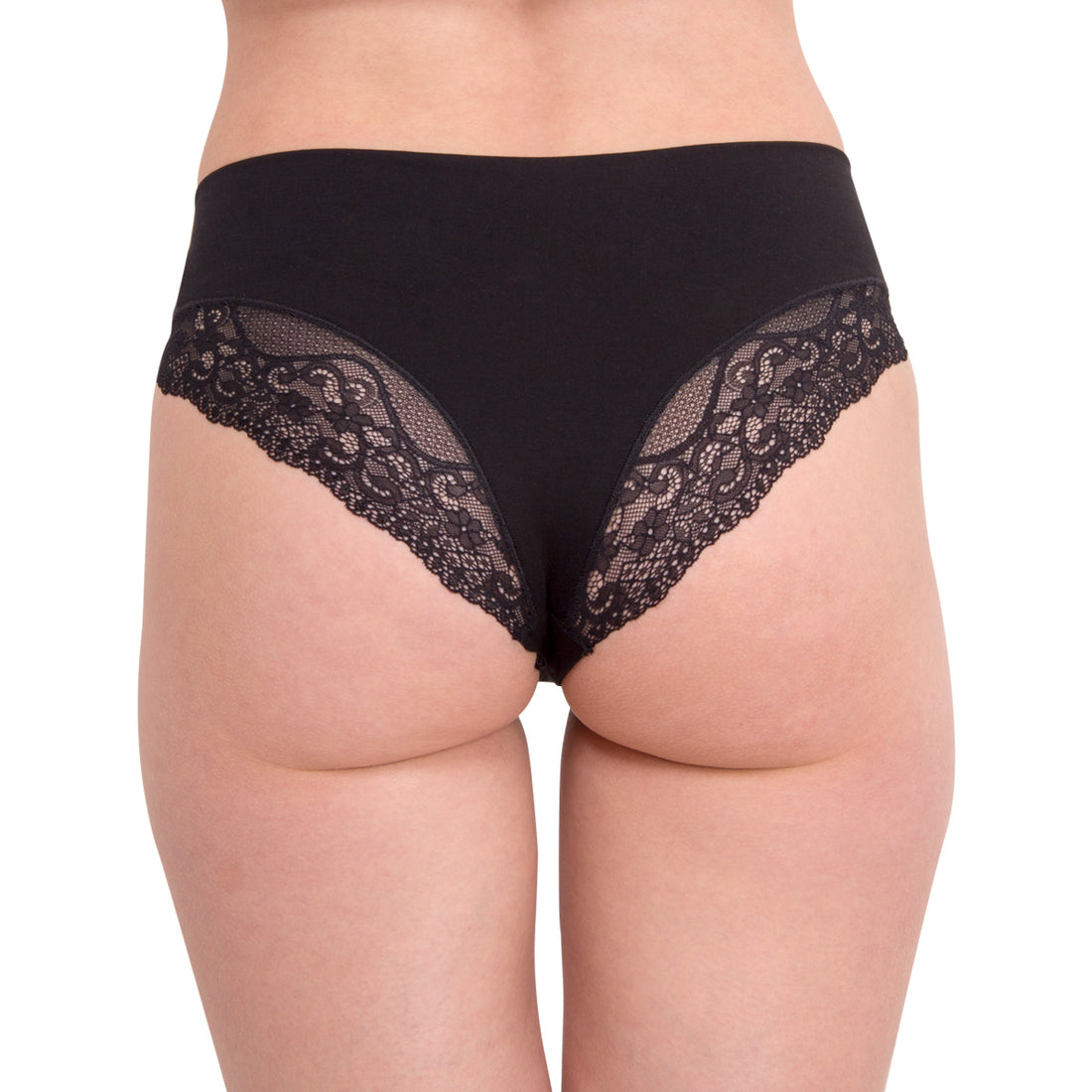 Panty Bikini Hermes Algodón Pima Negro