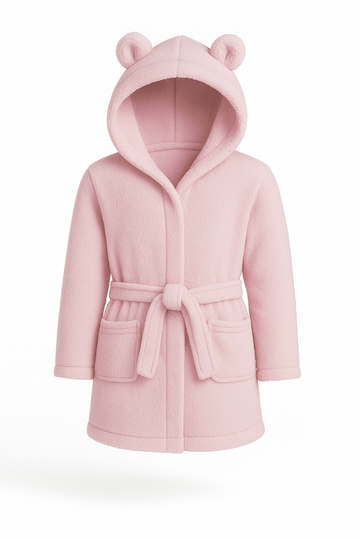 Bata Sherpa infantil Rosa