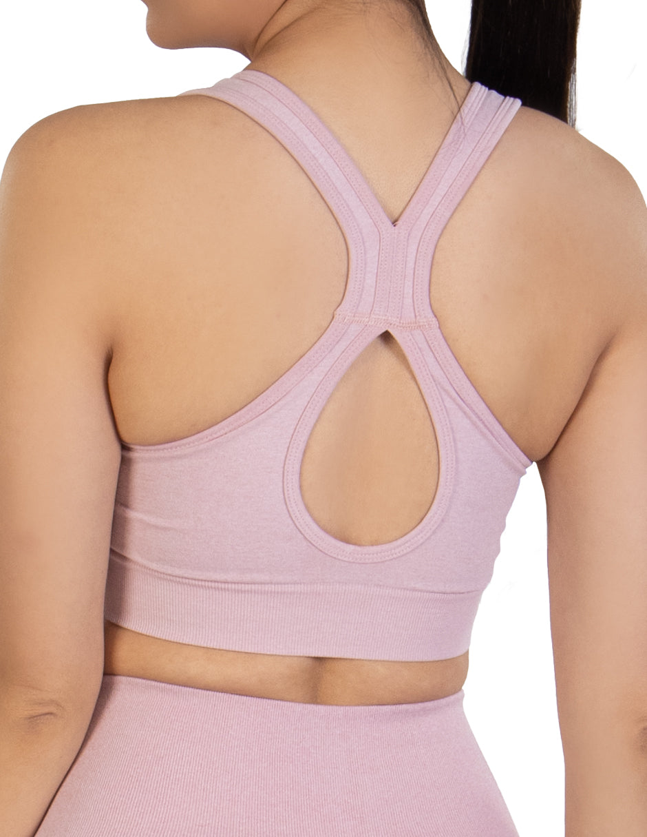 Crossover Fitness Top with wide waistband
