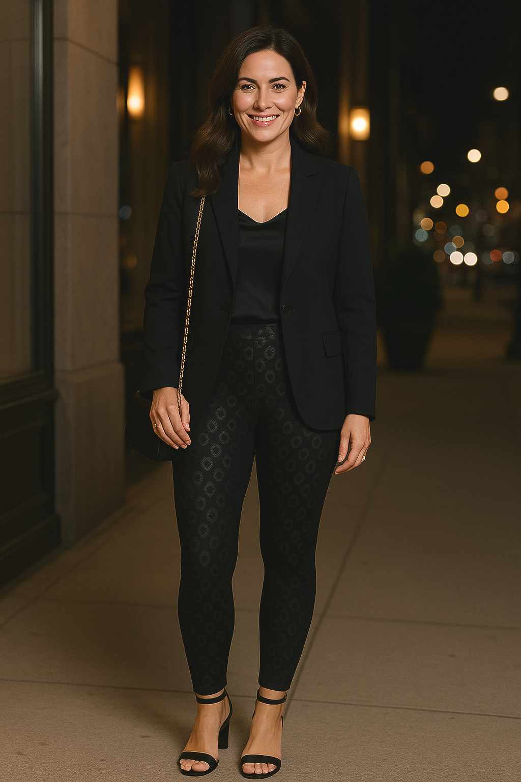 Urban Legging with Metallic Details