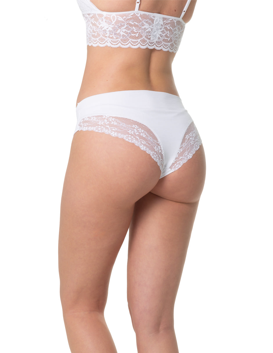 Panty Bikini Hermes Algodón Pima Blanco