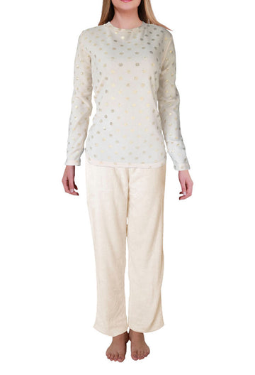 Glitter Fleece Pajama Set
