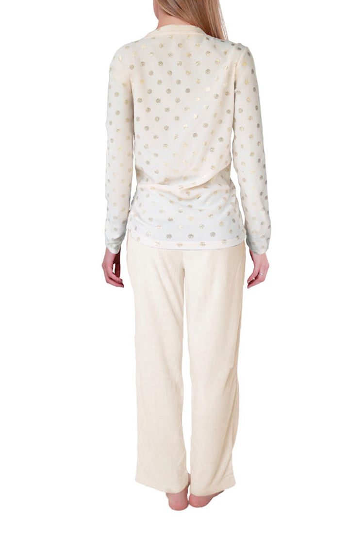 Glitter Fleece Pajama Set
