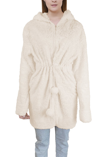 Bata Jacket with Hood and Pockets