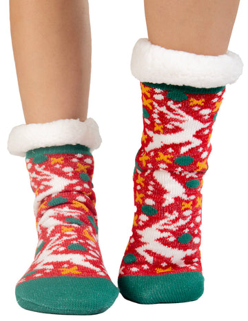 Lady Deer Sherpa Sock