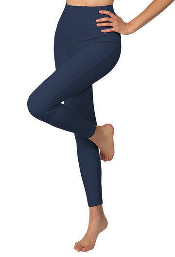 Legging Stretch Control Algodón Premium Azul Atlántico