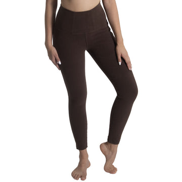 Legging Stretch Control Algodón Premium Café