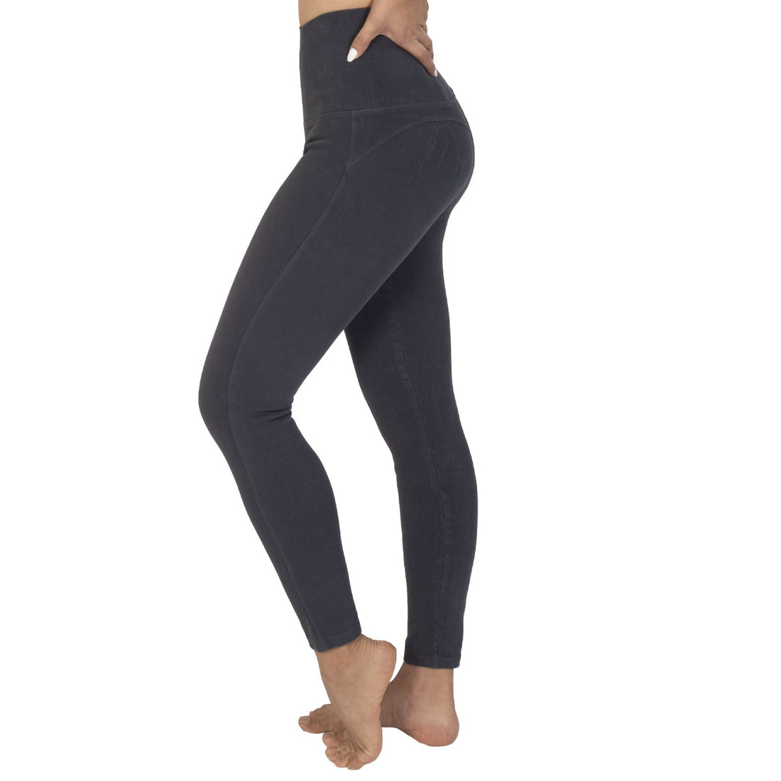 Legging Stretch Control Algodón Premium Gris