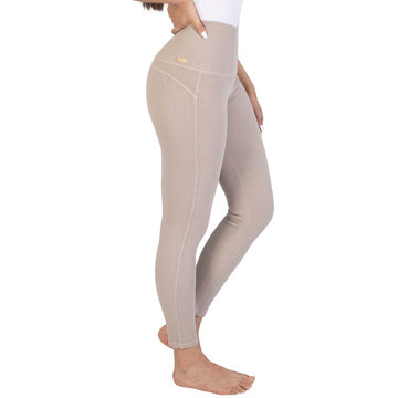 Legging Stretch Control Algodón Premium Beige