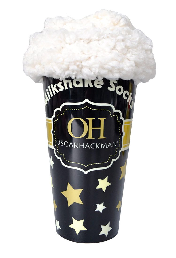 Calcetines Sherpa con Vaso Milk Shake para Dama