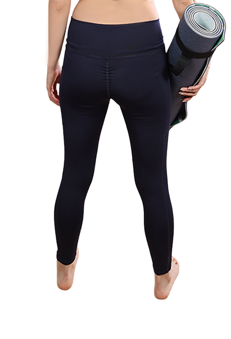 Navy Blue Push Up Leggings