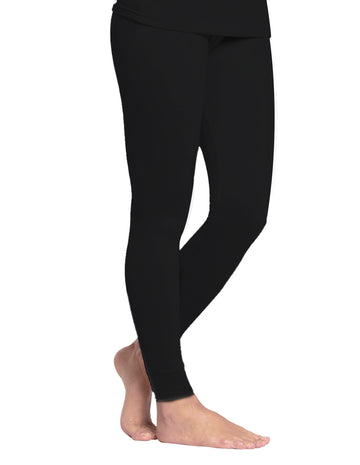 Pantalón Térmico Afelpado Dama Negro