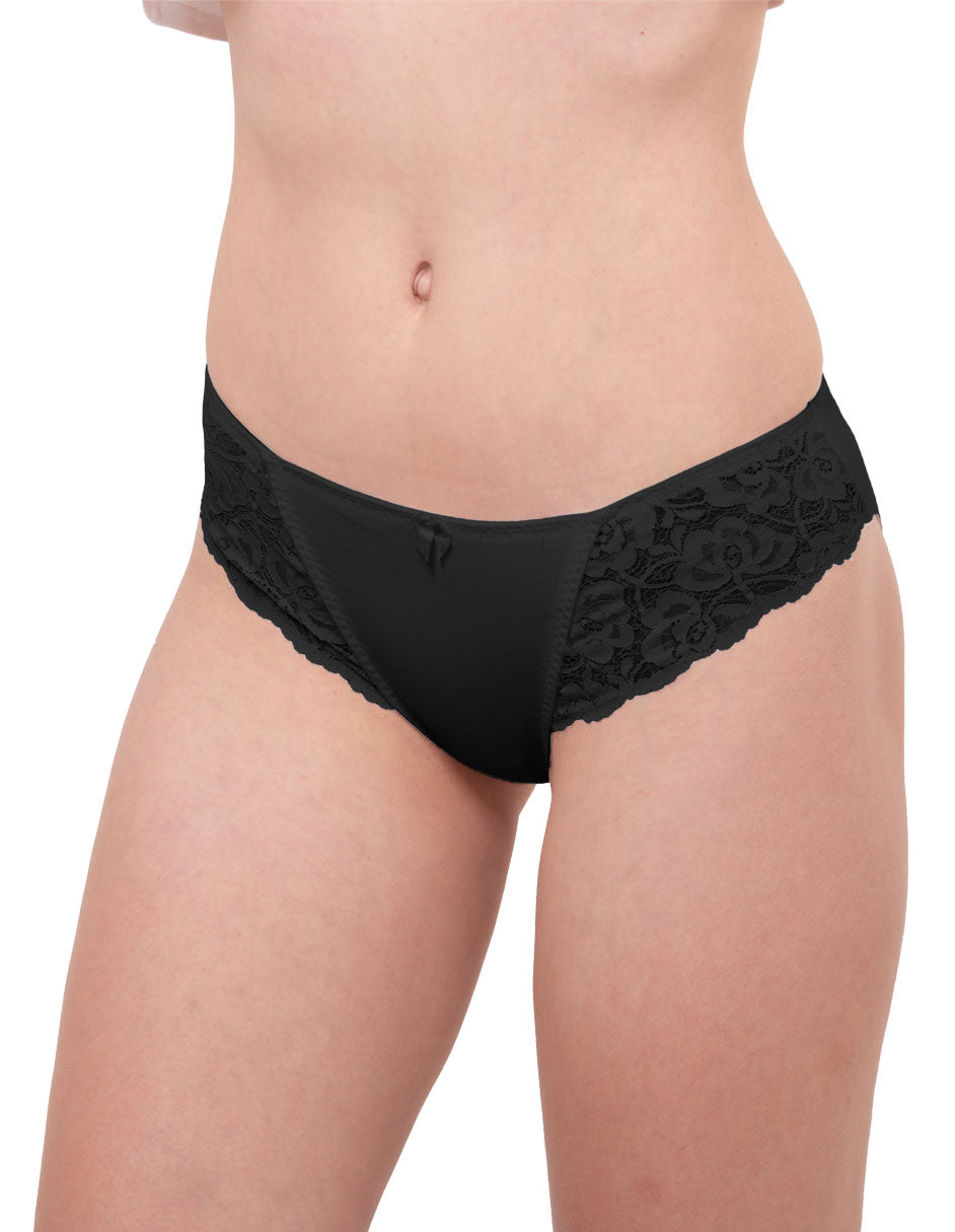 Tripack Panty hipster con encaje ALGODÓN PIMA  9041 - Oscar Hackman