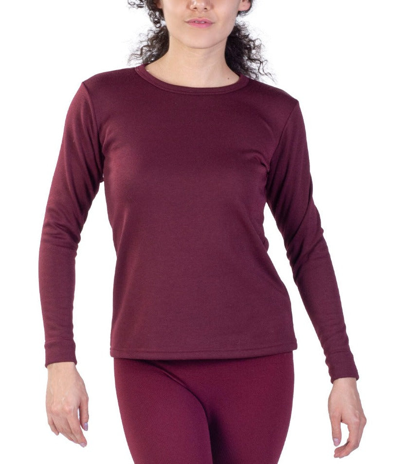 Camiseta térmica cuello redondo extraafelpada. - Oscar Hackman