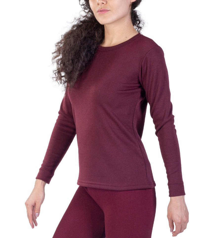 Camiseta térmica cuello redondo extraafelpada. - Oscar Hackman