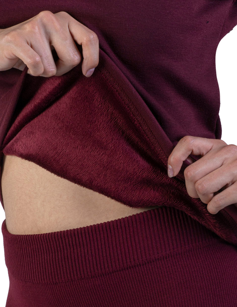 Camiseta térmica cuello redondo extraafelpada. - Oscar Hackman