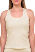 Camiseta con encaje de ALGODÓN PIMA CRSM - Oscar Hackman