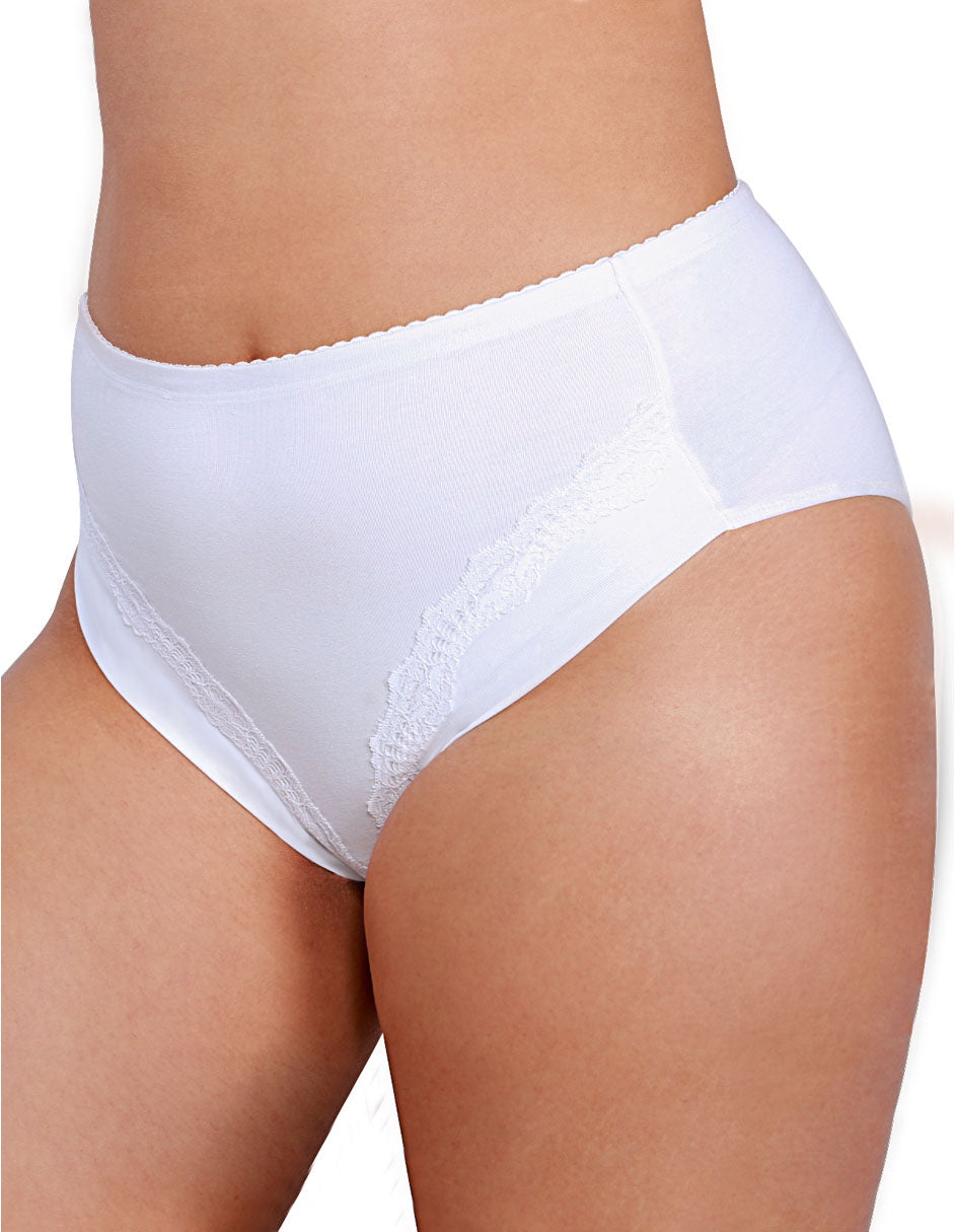 Panty alta ALGODÓN Premium peruano con encaje Curvy 08 - Oscar Hackman