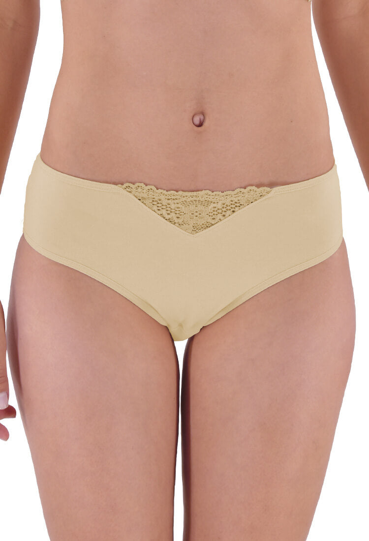 Panty bikini ALGODÓN PIMA con encaje 9086 - Oscar Hackman