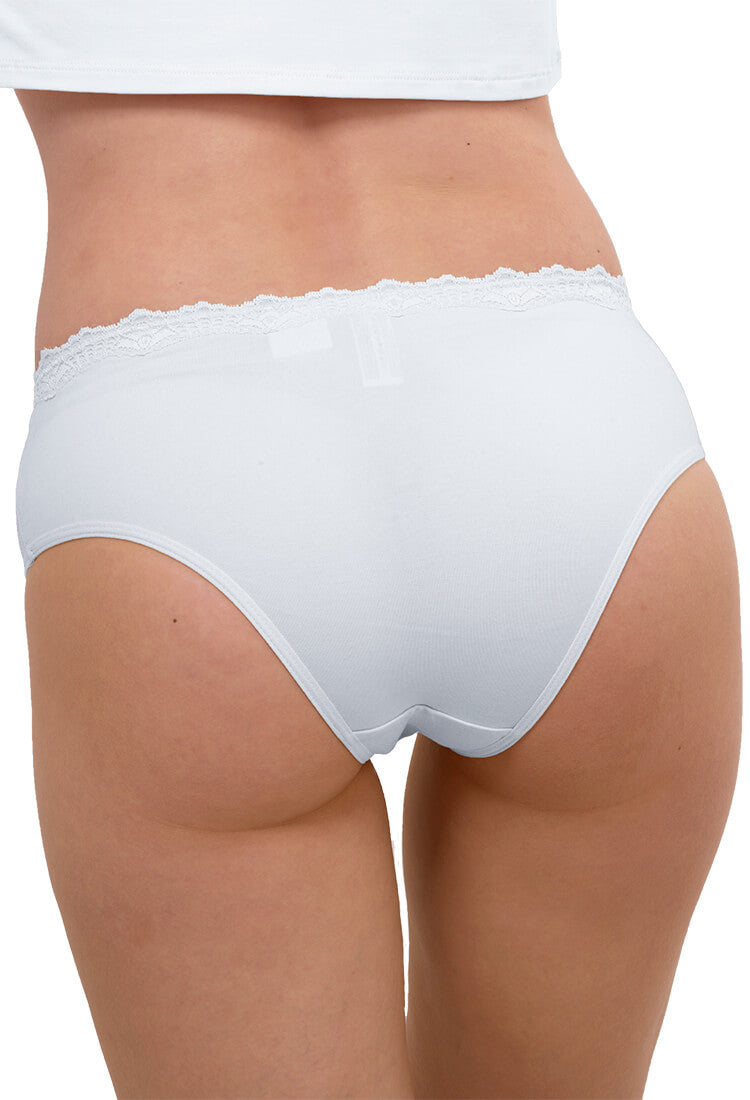 Panty hipster con encaje ALGODÓN PIMA 9088 - Oscar Hackman