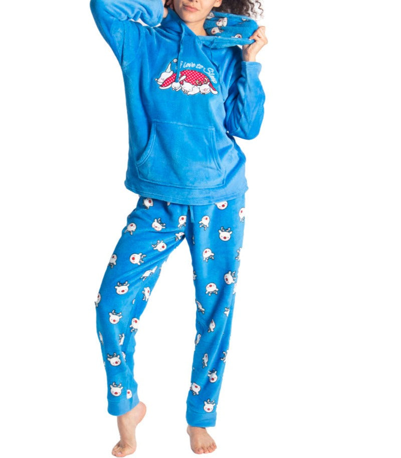 SET PIJAMA DAMA M/L CON PANTALON SLEEP – Oscar Hackman