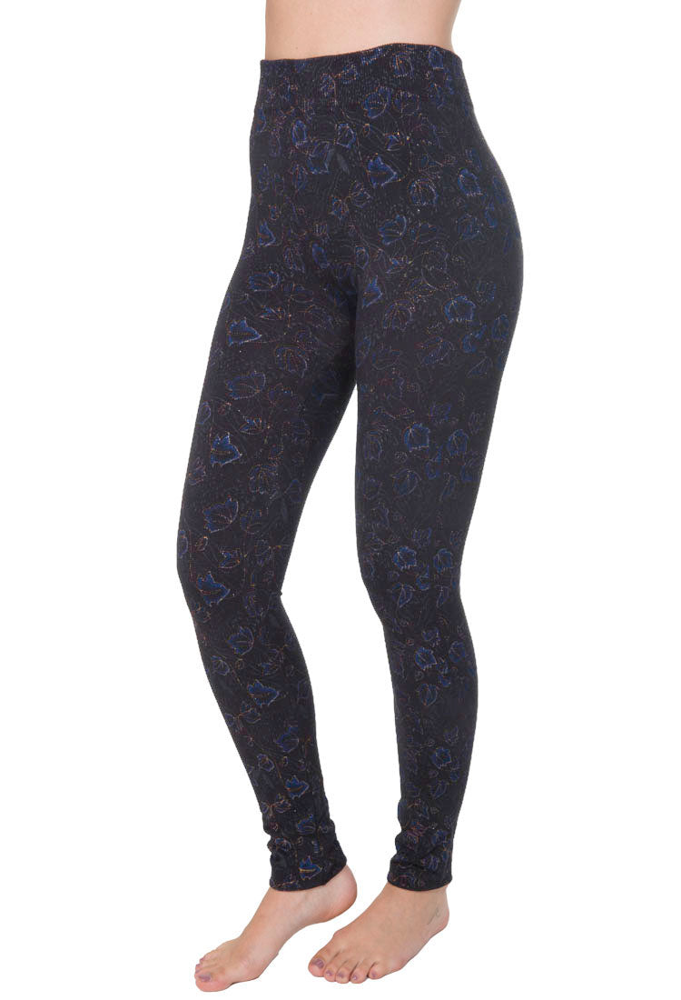 Legging diseño flores y brillos. - Oscar Hackman