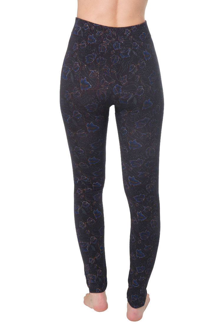 Legging diseño flores y brillos. - Oscar Hackman