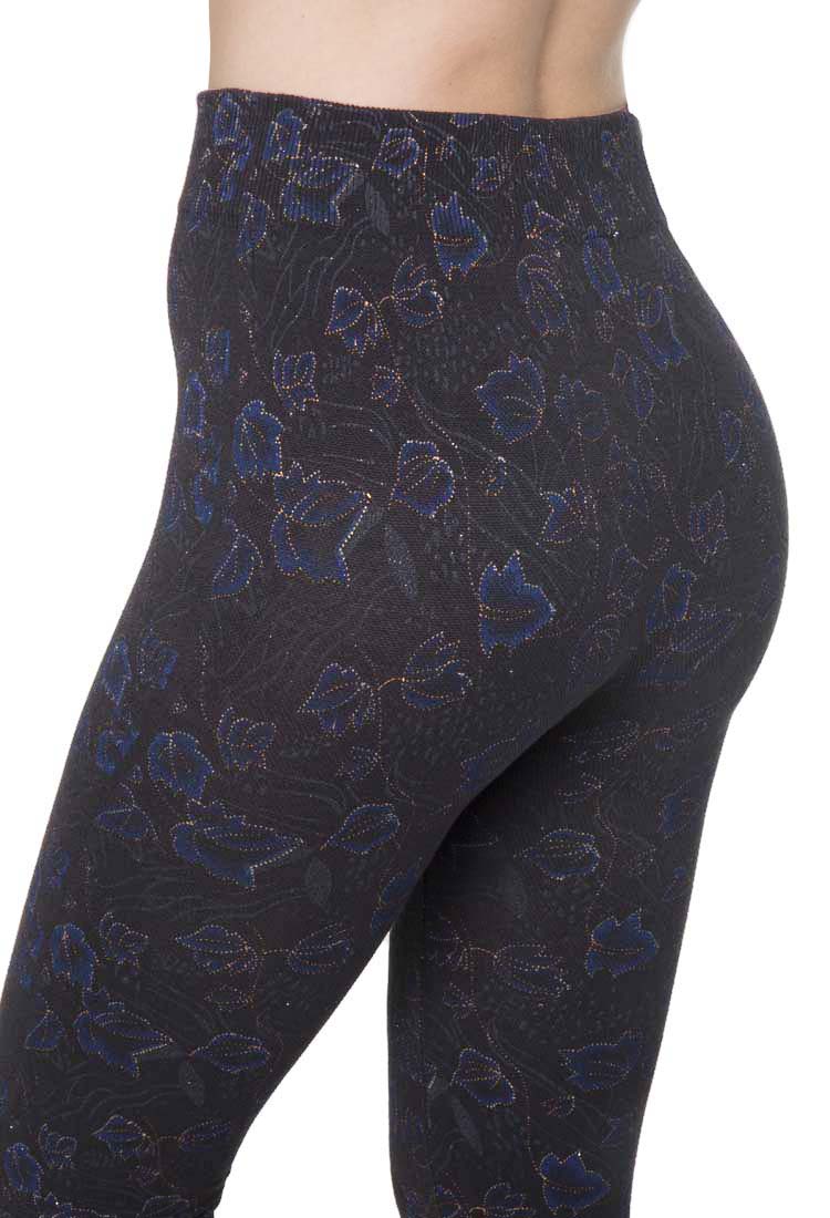 Legging diseño flores y brillos. - Oscar Hackman