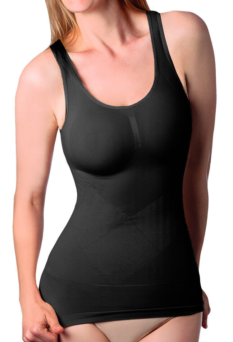 Faja Body Siluette Camiseta Reductora Corredera mod.5010