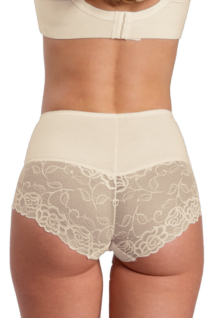 Panty alta ALGODÓN PIMA con encaje 9051 - Oscar Hackman