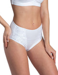 Tripack Panty alta de ALGODÓN PIMA con encaje 9001 - Oscar Hackman