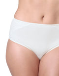 Tripack Panty alta de ALGODÓN PIMA con encaje 9015 - Oscar Hackman