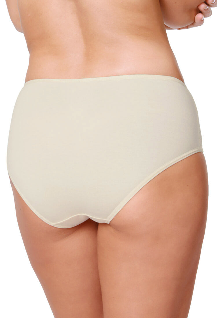 Panty alta ALGODÓN PIMA con encaje 9015 - Oscar Hackman