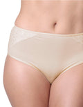 Tripack Panty alta de ALGODÓN PIMA con encaje 9015 - Oscar Hackman