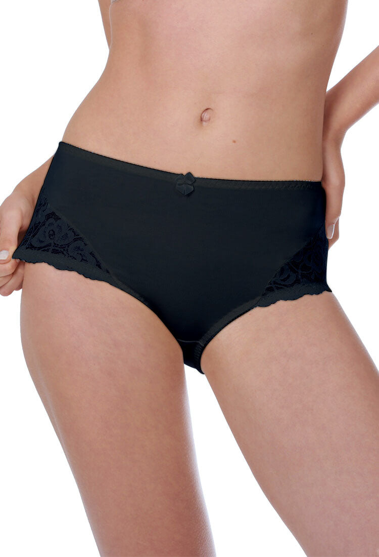 Panty alta ALGODÓN PIMA con encaje 9036 - Oscar Hackman