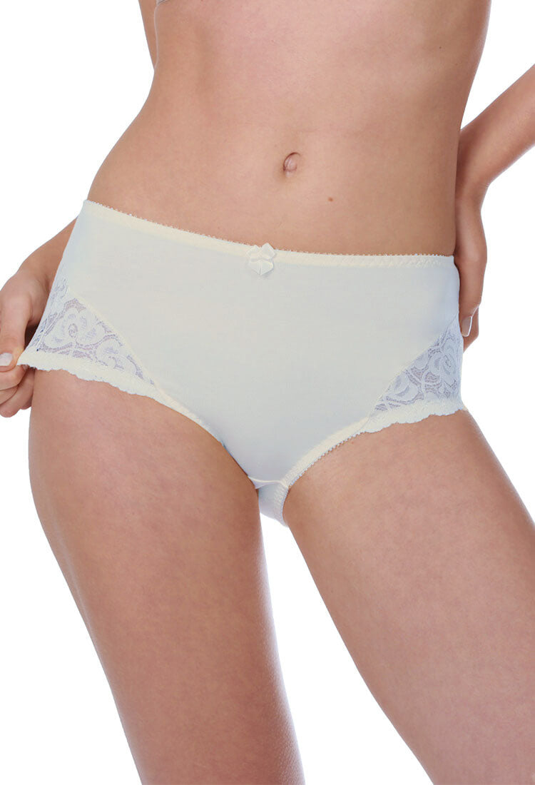 Panty alta ALGODÓN PIMA con encaje 9036 - Oscar Hackman