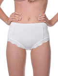 Tripack Panty alta de ALGODÓN PIMA con encaje 9054 - Oscar Hackman