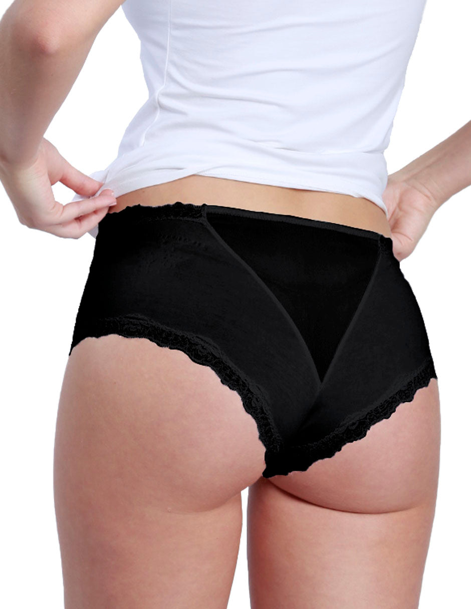 Tripack Panty hipster con encaje ALGODÓN PIMA 9071 - Oscar Hackman