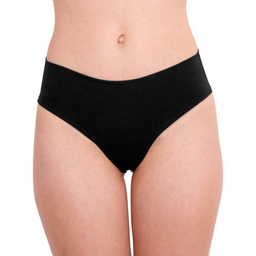 Panty Bikini Hermes Algodón Pima Negro