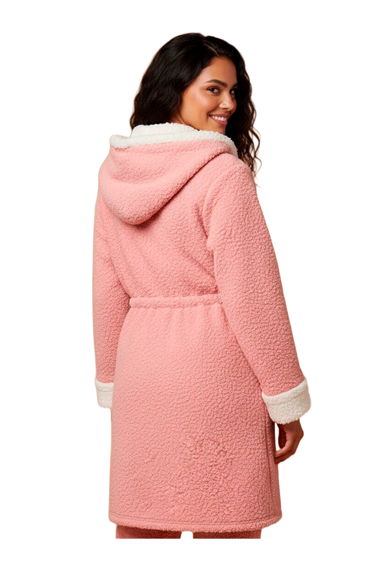 Bata Jacket with Hood and Pockets 