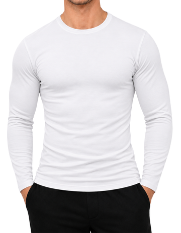 Camiseta Térmica Doble Afelpada Cuello Redondo Caballero