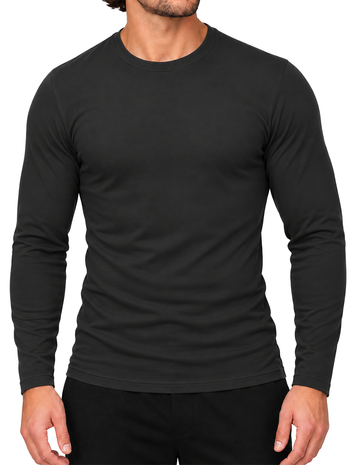 Camiseta Cuello Redondo Térmica Caballero Doble Afelpada