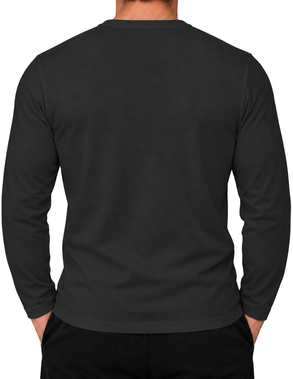 Camiseta Super Felpa Cuello Redondo Caballero Gris