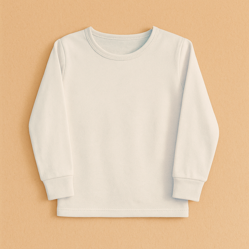 Camiseta Térmica Super Felpa Cuello Redondo Niña