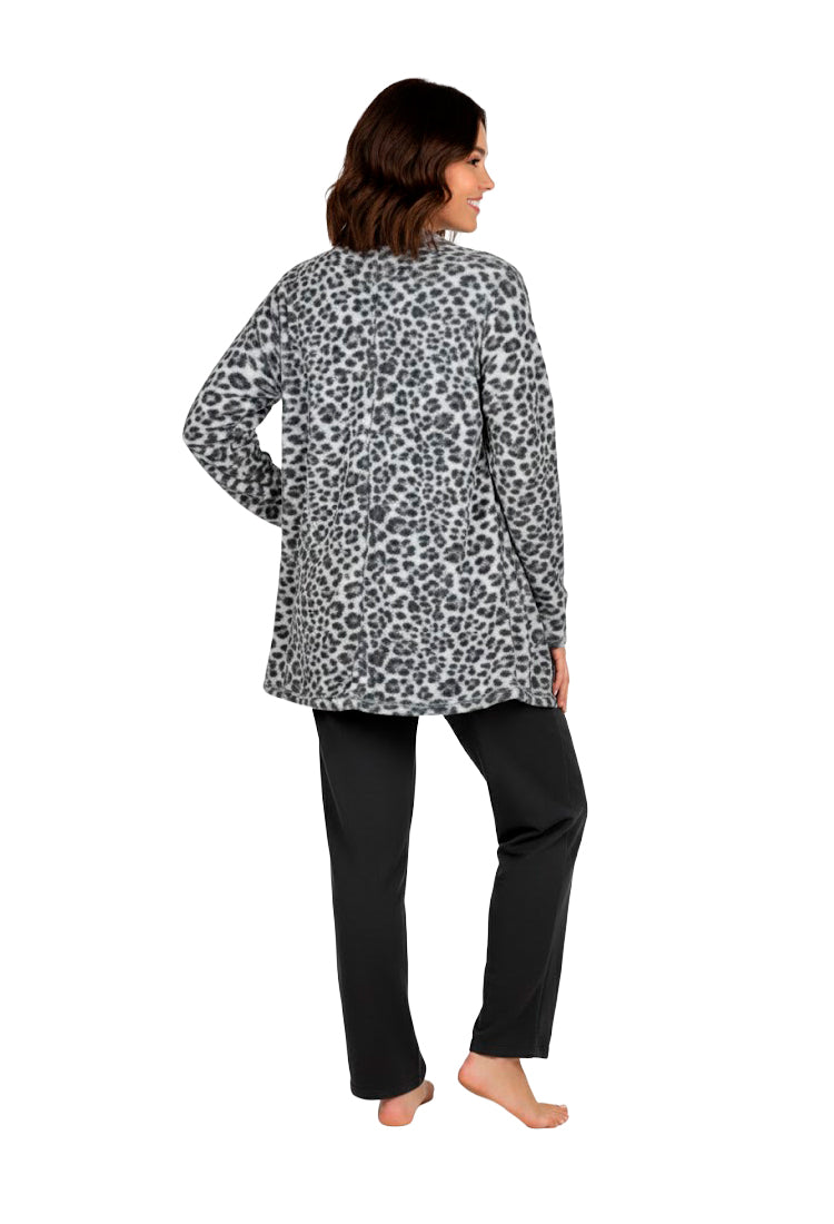 Chaqueta  Animal print con pantalón