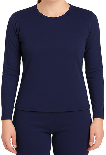 Double Plush Round Neck Thermal T-shirt 
