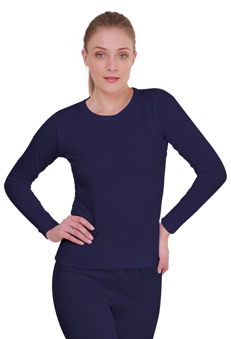 Double Plush Round Neck Thermal T-shirt 