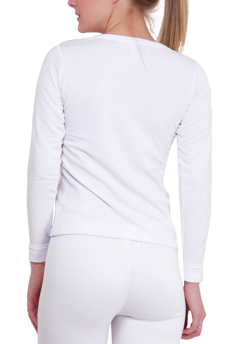 Double Plush Round Neck Thermal T-shirt 