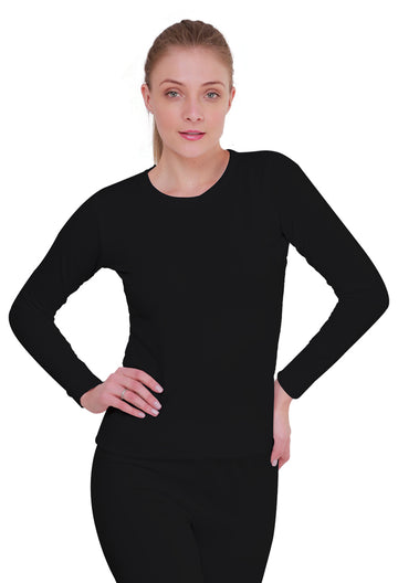 Double Plush Round Neck Thermal T-shirt 