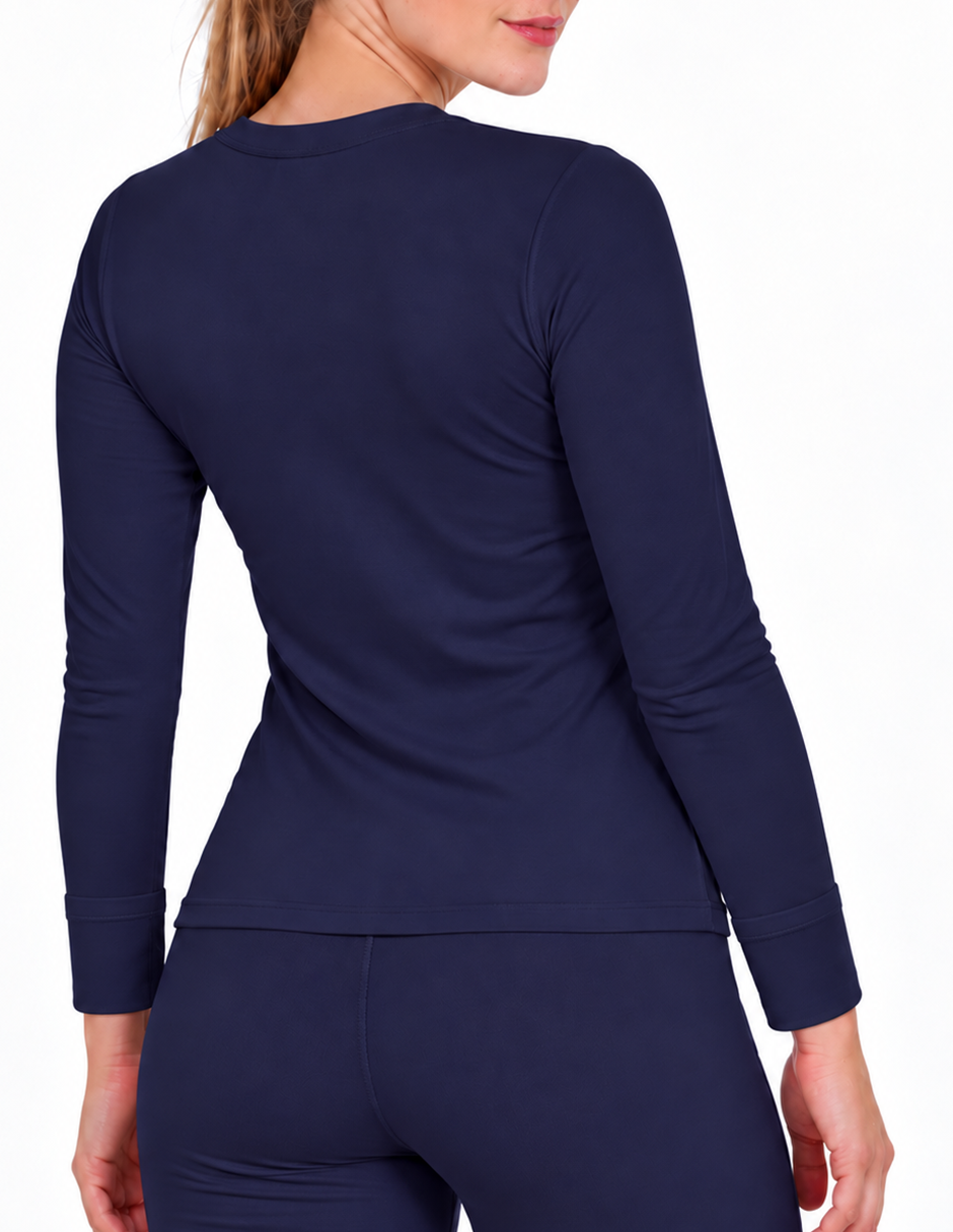 Double Plush Round Neck Thermal T-shirt 